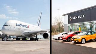 Estado francés prestará 7,000 millones de euros a Air France y unos 5,000 millones a Renault