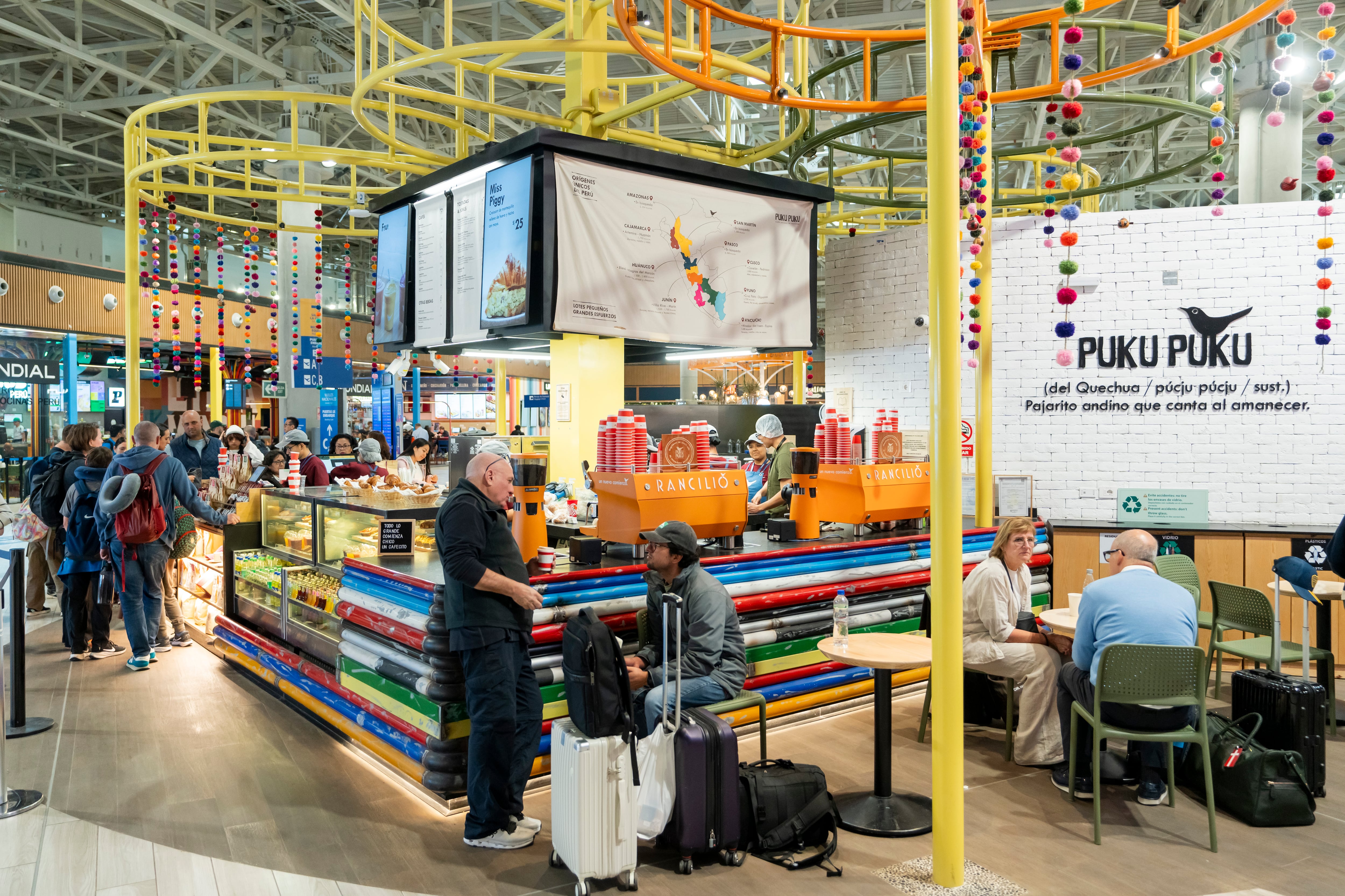 El nuevo terminal de pasajeros del Aeropuerto Internacional Jorge Chávez cuenta con 30 locales destinados a gastronomía y bebidas. (Foto: LAP)