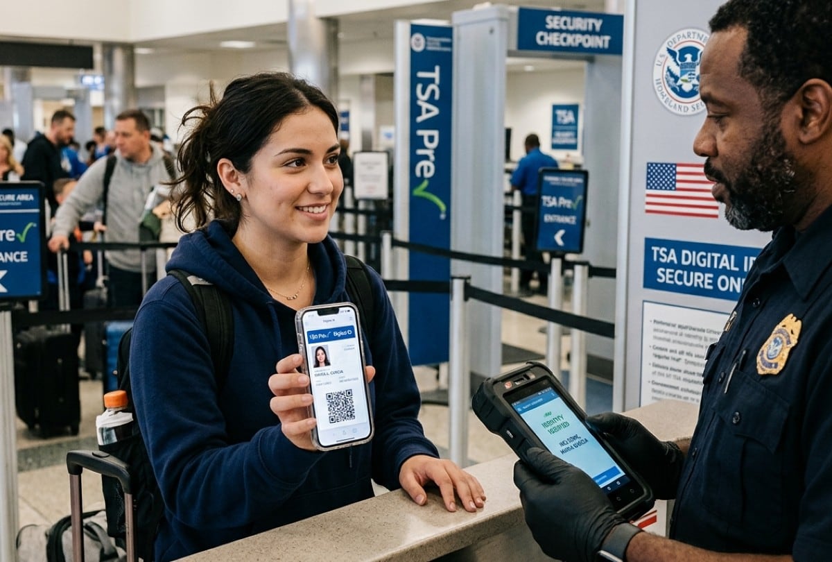 La TSA en EE.UU. amplía el uso de identificaciones digitales para agilizar los controles en aeropuertos. | Crédito: Imagen creada por El Comercio MAG usando Gemini