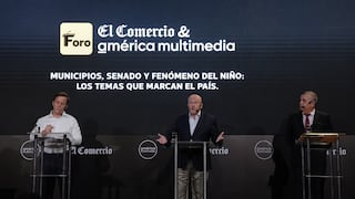 Bruce, Urresti y Allison comparten propuestas en foro de América y El Comercio