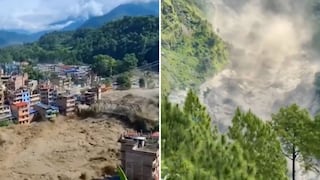 Inundación en Nepal deja decenas de desaparecidos