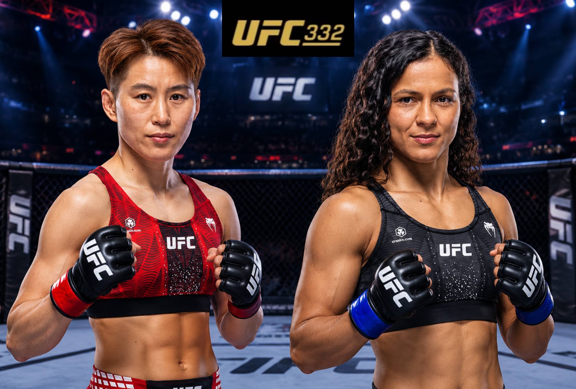 SALT LAKE CITY, UTAH (ESTADOS UNIDOS), 3/10/2026. Revisa el resultado de la pelea entre Natalia Silva y Wang Cong por la estelar de UFC 332 que se realizó en Salt Lake City. FOTO de UFC.COM.