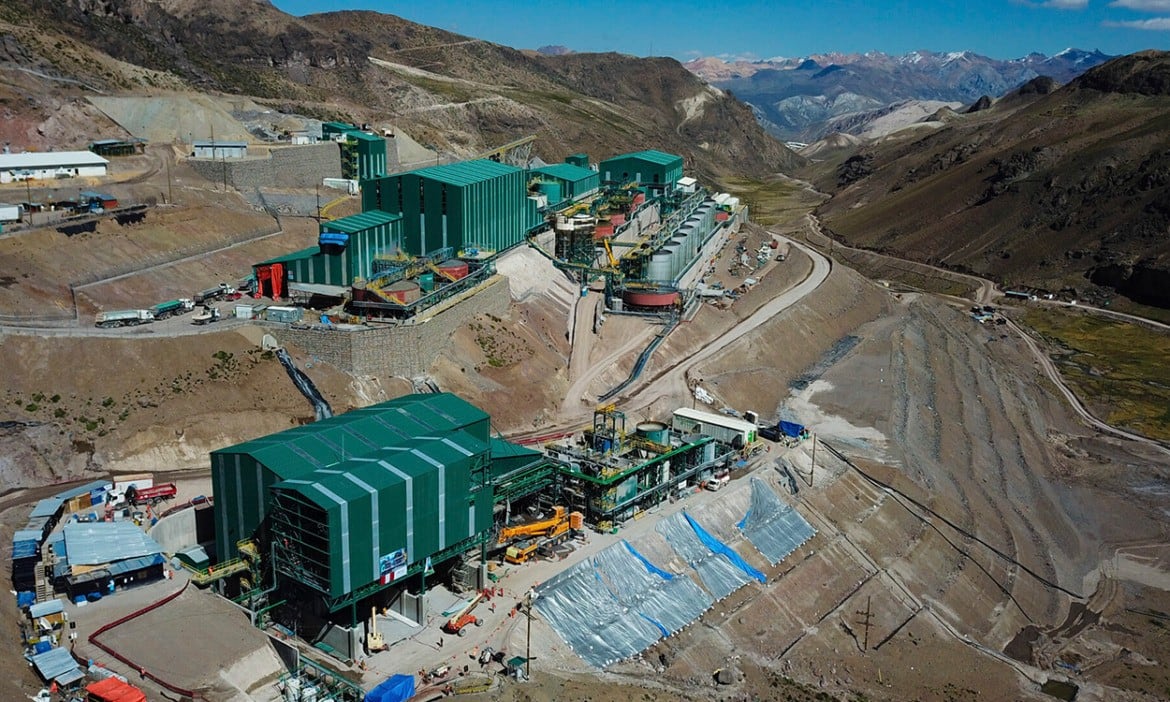 La mina San Gabriel de la Compañía de Buenaventura se ubica en Moquegua.