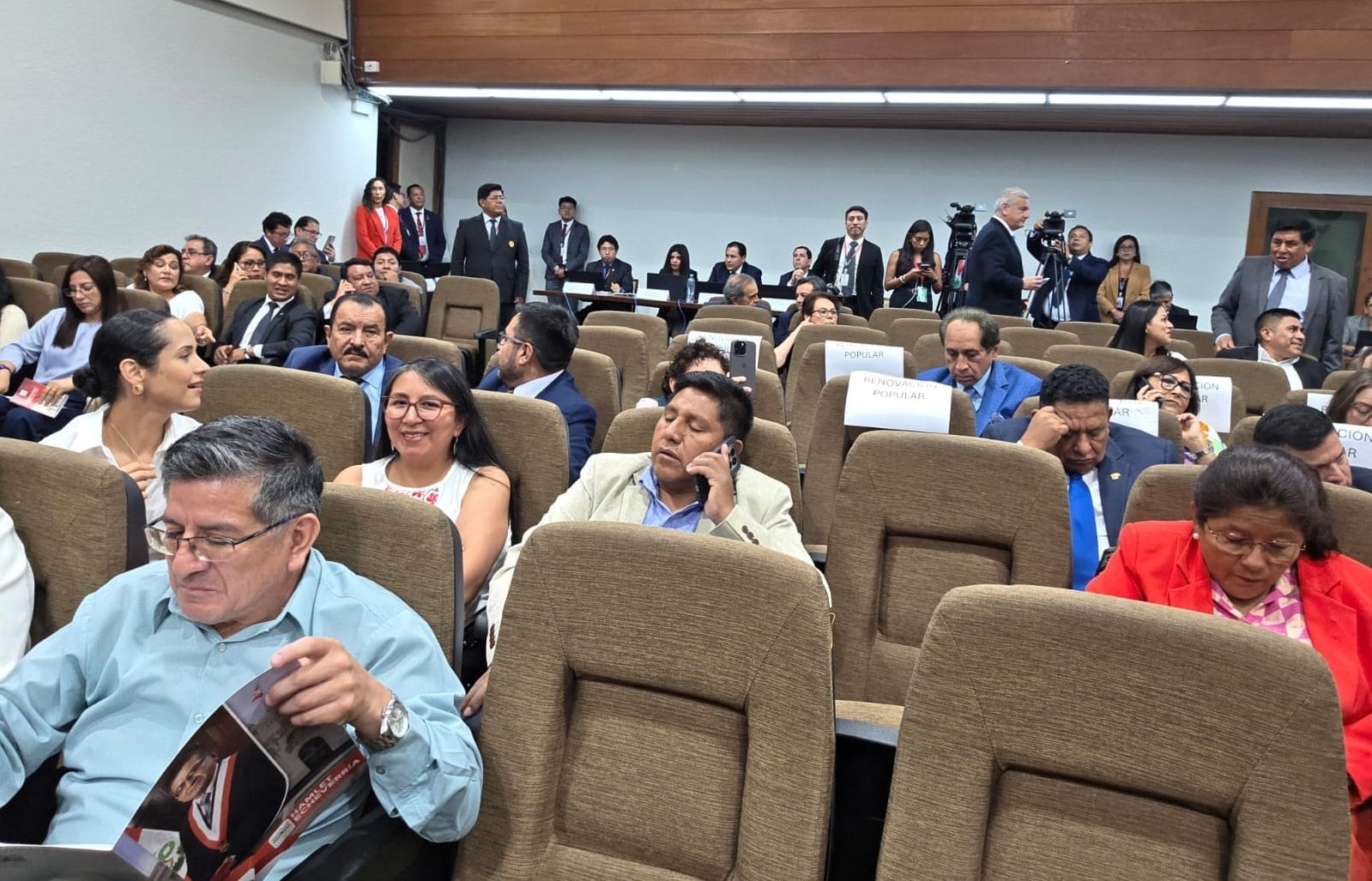Así luce el Pleno del Congreso.