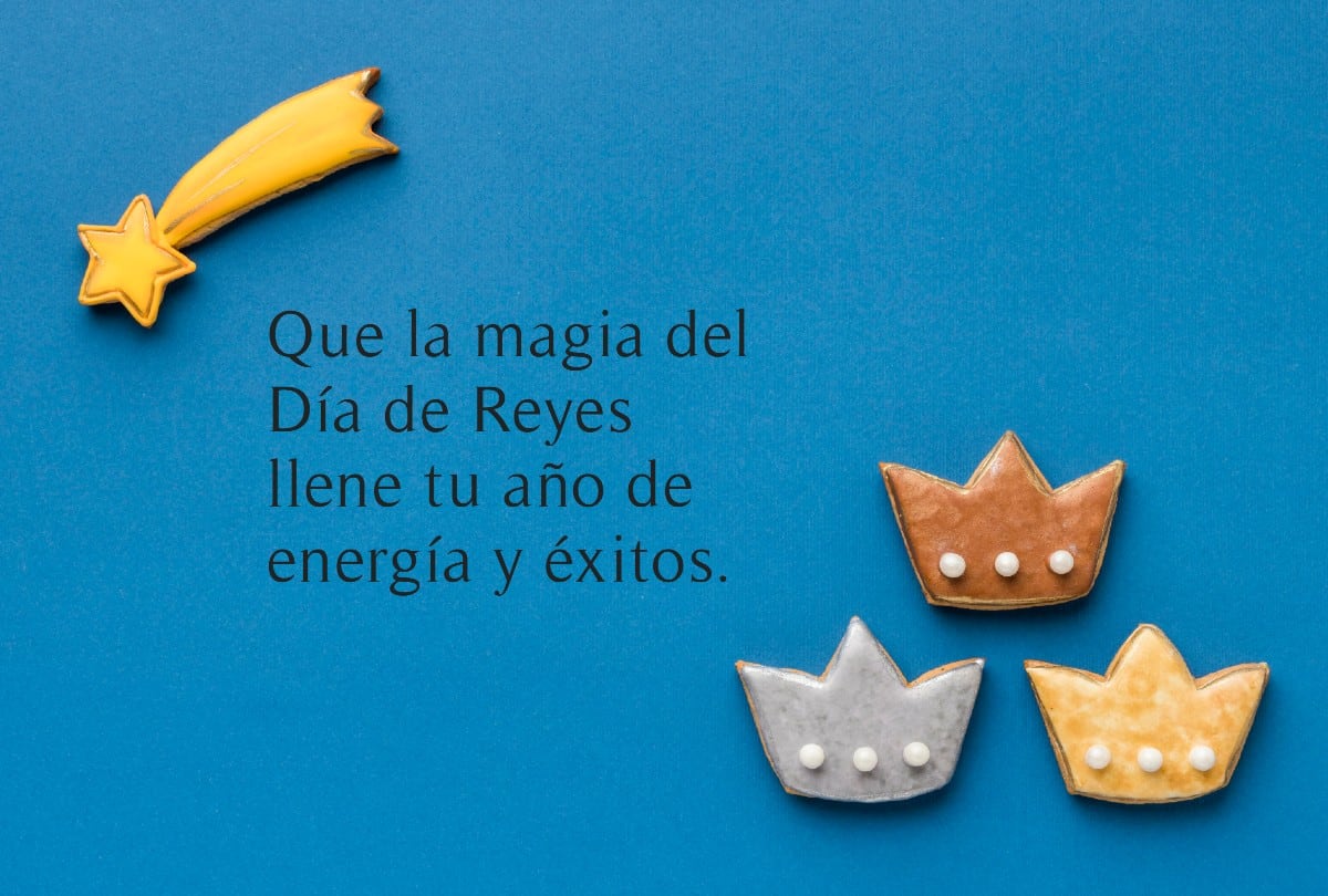 Envía frases bonitas y cortas para compartir con tus clientes y colaboradores en el Día de los Reyes Magos hoy mismo. | Crédito: Freepik/Composición Gestión Mix