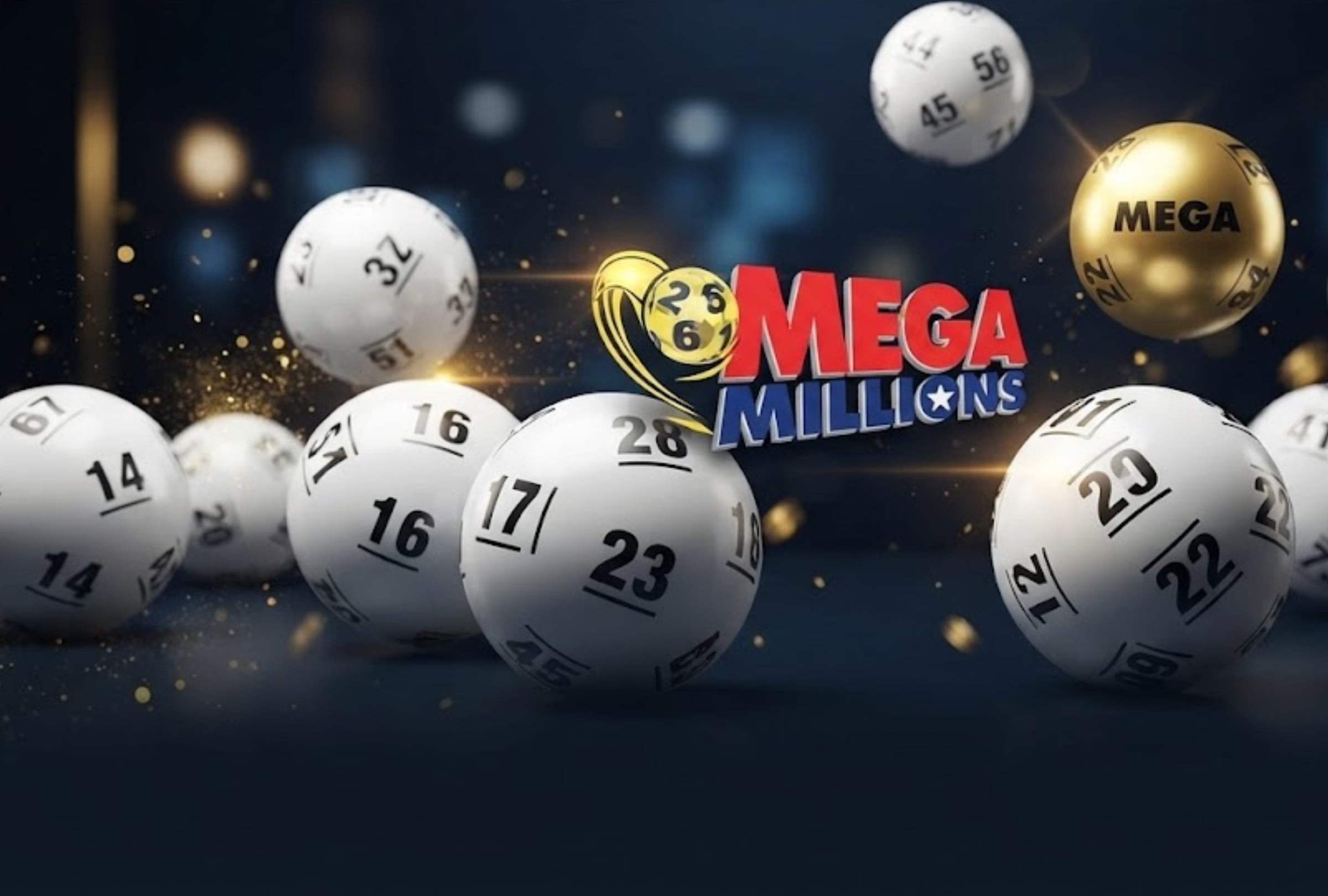 Revisa los números ganadores del Mega Millions del martes 29 de septiembre. El premio mayor fue de $300 millones de dólares. FOTO: Imagen creada por Gemini para Mix de Gestión.