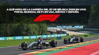 ¿A qué hora es y qué canal transmite carrera GP de Bélgica 2026 por la Fórmula Uno?
