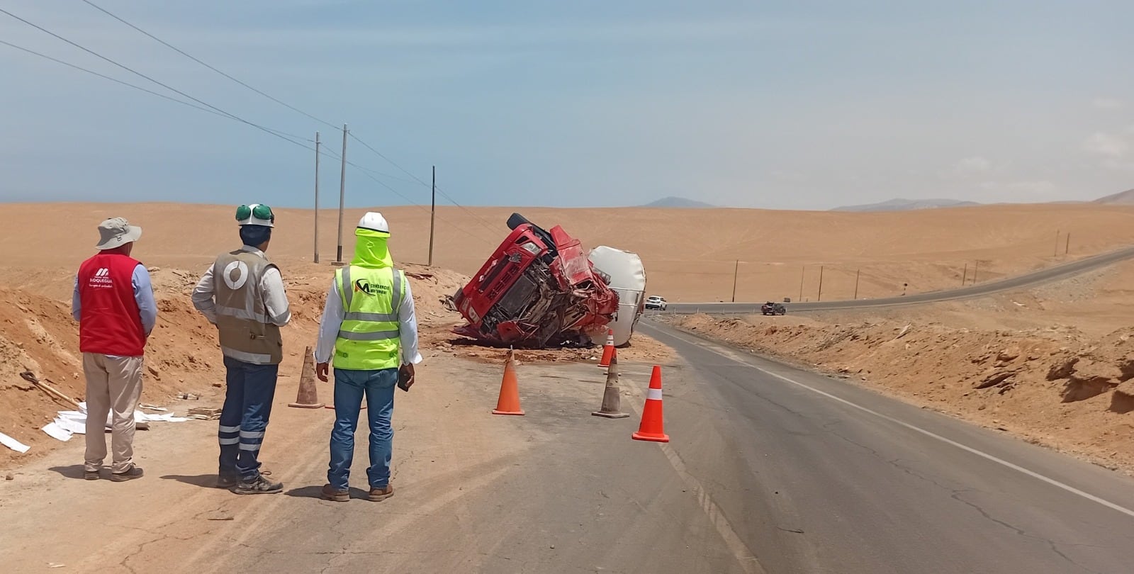 En lo que va del año, se han reportado ya dos volcaduras de camiones cisterna en carreteras de la región Moquegua. Foto: OEFA