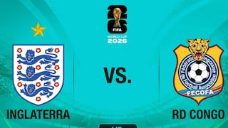 ¿Cómo ver Inglaterra — RD Congo por el Mundial 2026 en TV abierta?