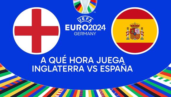 ¿A qué hora juega España vs. Inglaterra por la Eurocopa 2024? Averigua aquí la hora exacta del partido, el canal que lo transmite y las alineaciones oficiales.  | Crédito: Canva / Composición Mix
