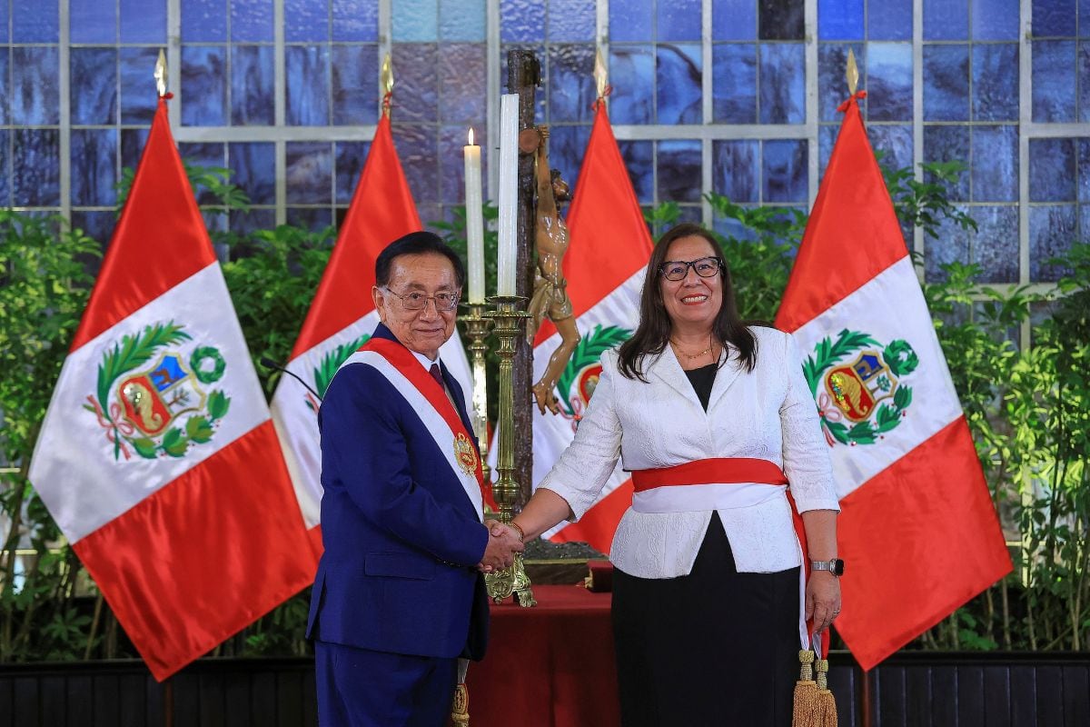 Nelly Paredes del Castillo, titular del Ministerio del Ambiente. Foto: Presidencia.