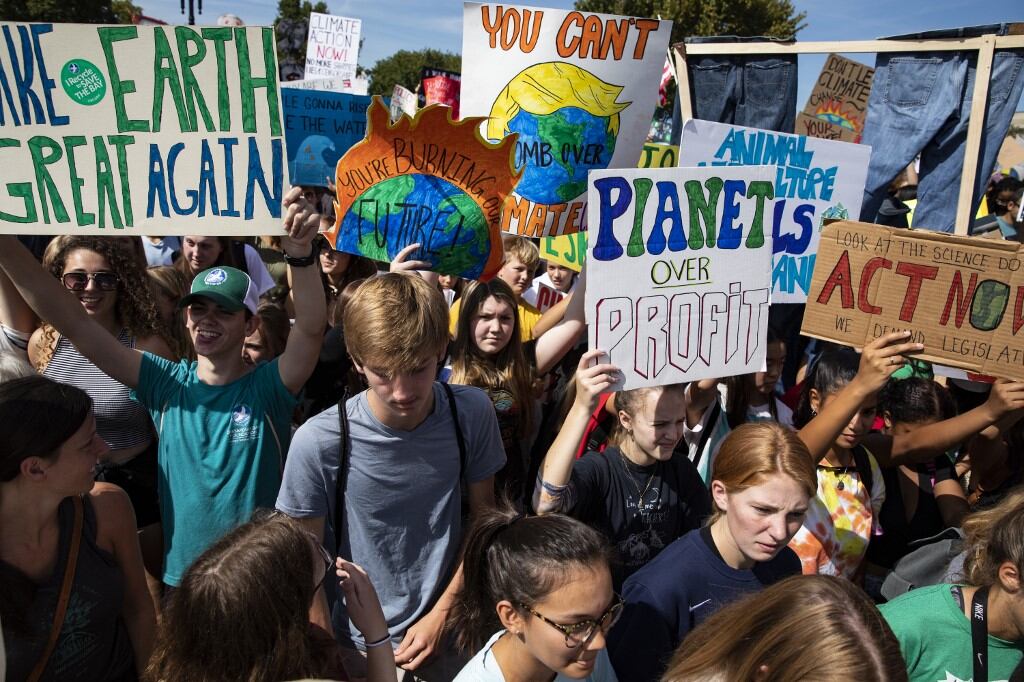 El Comité dijo haber recibido más de 16,000 contribuciones de niños de 121 países que compartieron y denunciaron los efectos negativos del cambio climático. (Foto: AFP)