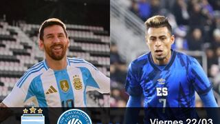 TyC Sports transmitió el partido Argentina 3-0 El Salvador (22/03/2024)