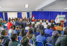 Gobierno firma memorándum de entendimiento para construir presas Hualtipampa y El Azufre