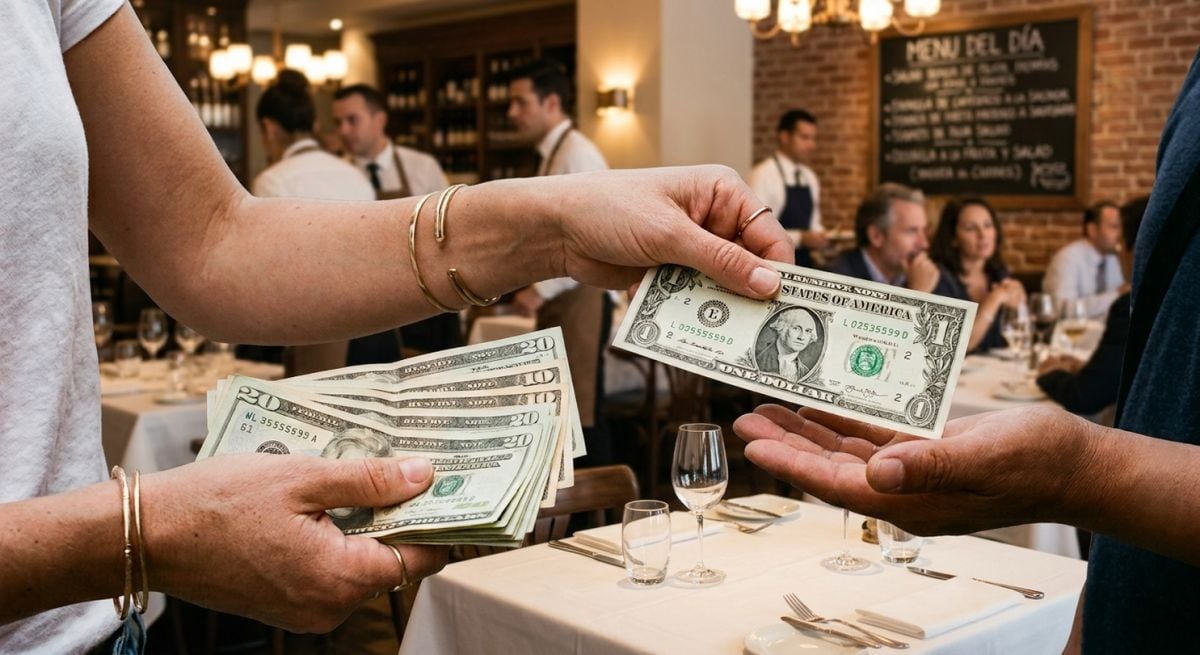 Desde el 30 de septiembre de 2026, el mínimo estatal para trabajadores que no reciben propinas aumentará US$1 por hora (Foto: Imagen creada por Gestión MIX usando Gemini)