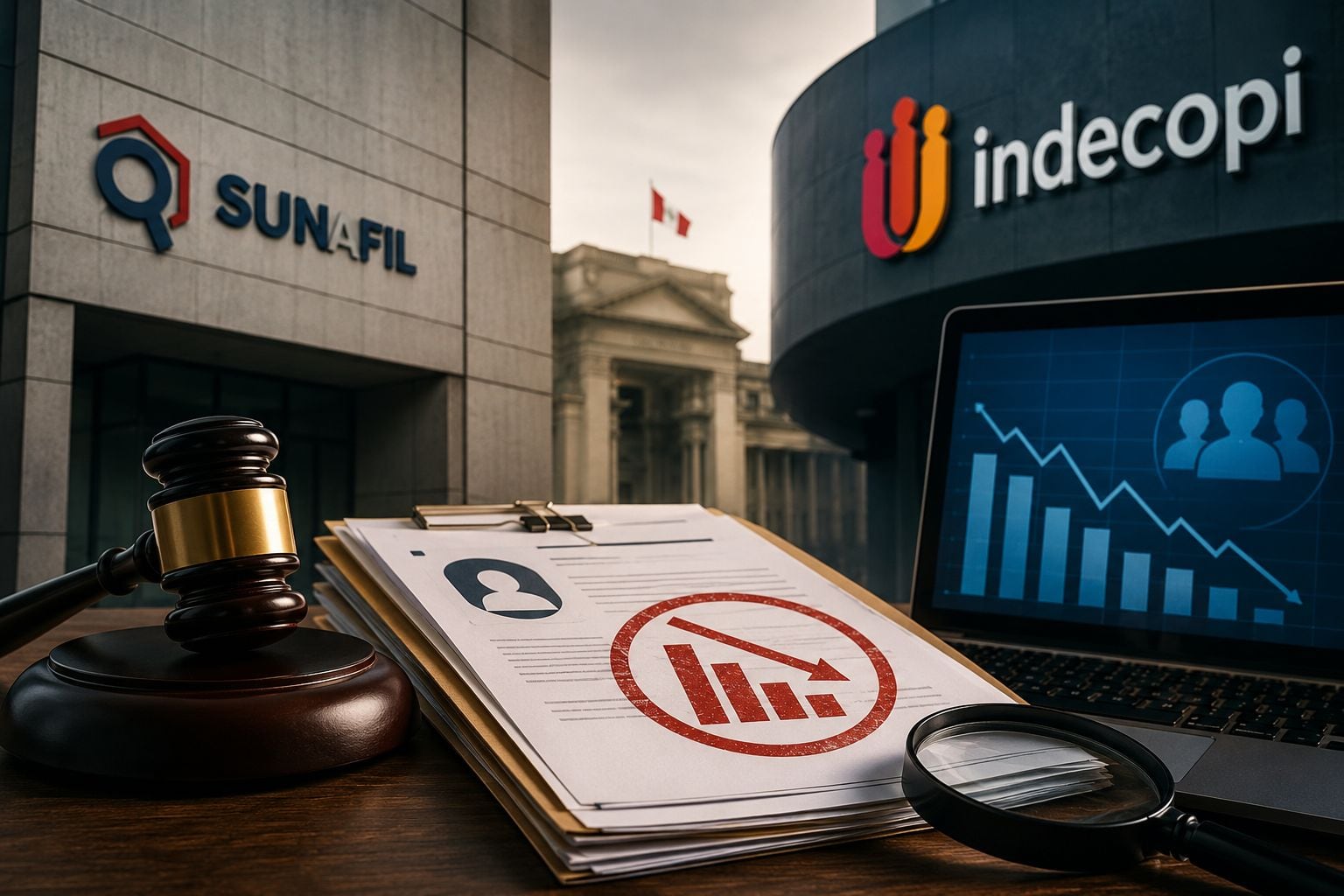 Empresas pueden llegar a centrales de riesgo por multas de Sunafil aún sin cobranza coactiva | Foto: Generada con IA - ChatGPT