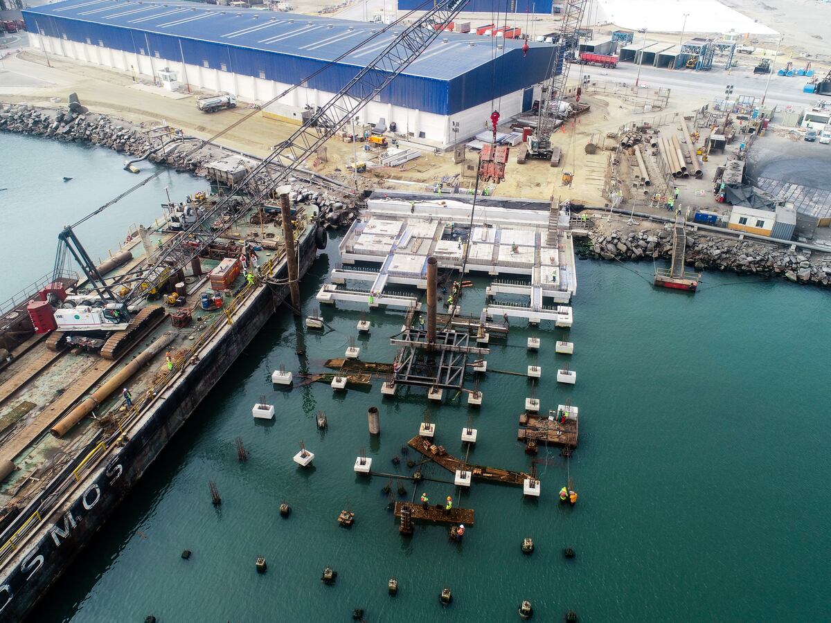 La modernización del puerto de Salaverry comenzó en febrero del 2020 (Foto: STI).