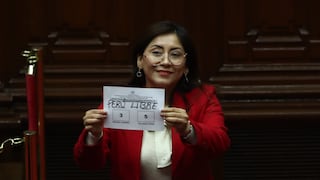 Congresistas de Perú Libre viciaron su voto en segunda vuelta de la elección  del presidente del Congreso 