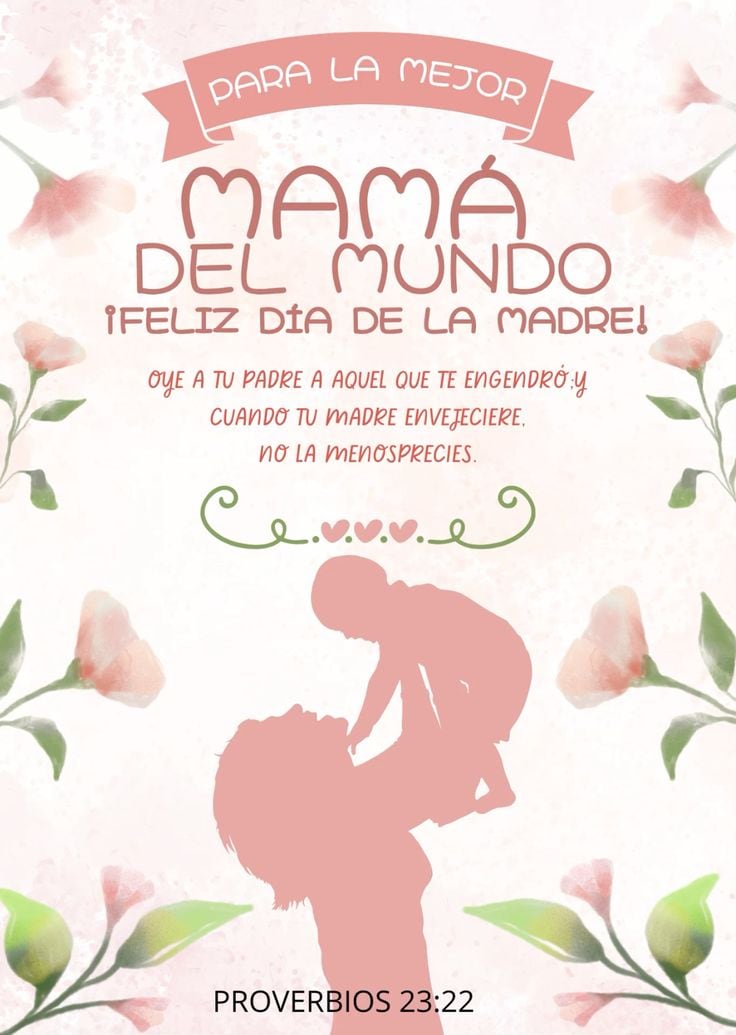 Descarga y envía una de estas 30 imágenes para desar un Feliz Día de las Madres 2026 en México, este domingo 10 de mayo, por cualquier red social. (Foto: Pinterest)