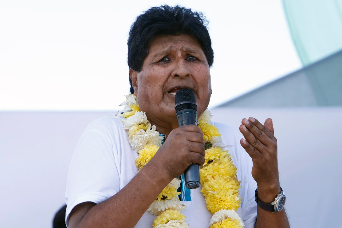 El expresidente boliviano Evo Morales.