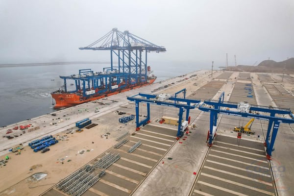 Megapuerto de Chancay. (Foto: Cosco Shipping)