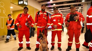 Equipo USAR de los bomberos regresó al Perú tras culminar misión de rescate en Venezuela