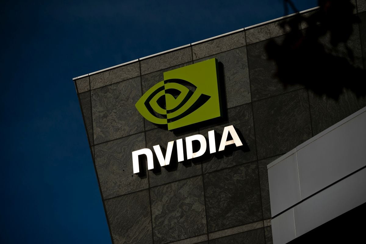 La sede de Nvidia en Santa Clara, California. Fotógrafo: David Paul Morris/Bloomberg.