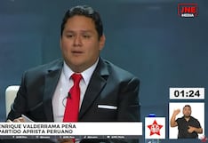 Enrique Valderrama propone elevar el presupuesto de educación de 5.1% a 7.6%