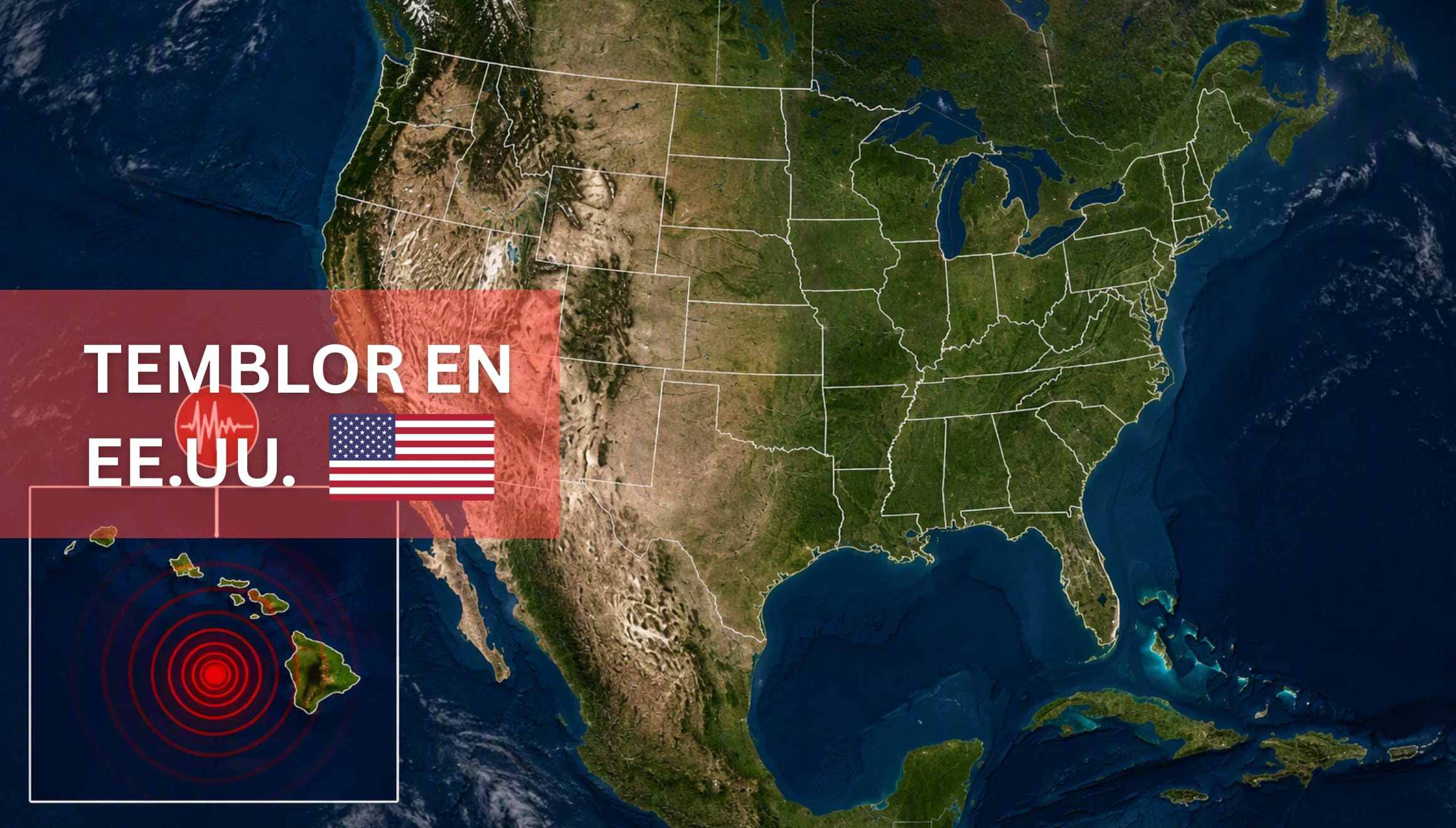 Reporte sísmico del USGS para el 21 y 22 de julio de 2026 en Estados Unidos. Siga los datos oficiales de magnitud y epicentro de los temblores registrados en California, Nueva York y otras regiones. | Imagen creada por Gestión Mix utilizando la IA de Copilot / Composición GEC