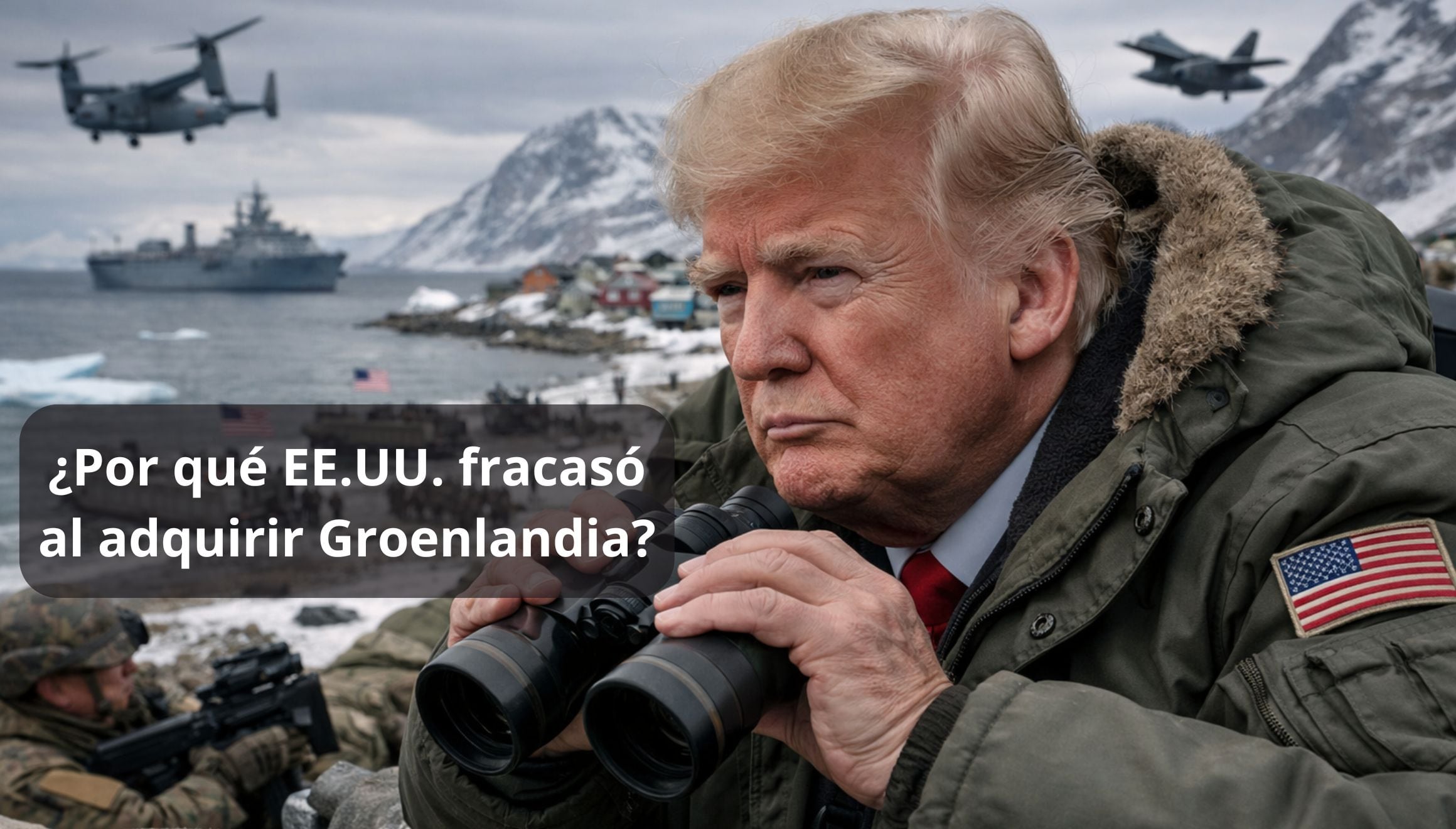 El intento más claro y formal de comprar Groenlandia llegó con el gobierno de Harry S. Truman en 1946. ¿Trump logrará revertir la situación?. (Crédito: Imagen creada por Gestión Mix usando la IA de ChatGPT)