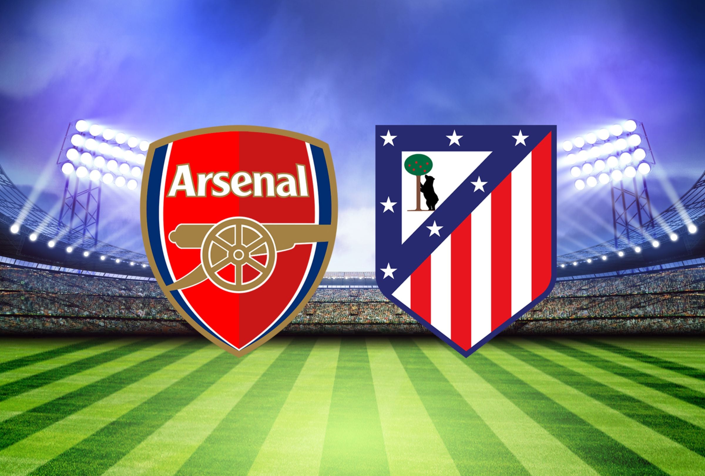 Revisa esta nota para que sepas cómo ver EN VIVO y EN DIRECTO el partido Arsenal - Atlético de Madrid por la Champions League vía Movistar Plus. (Foto: Composición Gestión Mix)