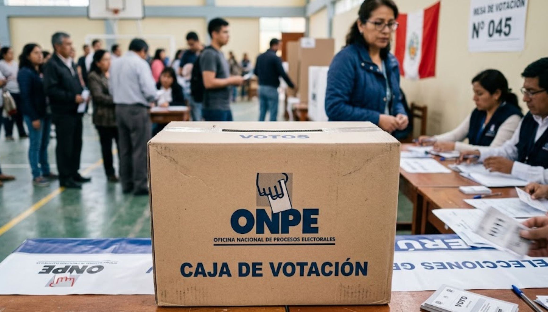 Conoce los horarios de apertura y clausura del lugar de votación para este domingo 7 de junio por la segunda vuelta de las Elecciones Generales Perú 2026. (Foto: Imagen creada por Gestión Mix usando la IA de Gemini)