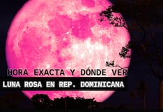 ¿A qué hora empieza y dónde ver la Luna Rosa este 23 de abril desde Rep. Dominicana?