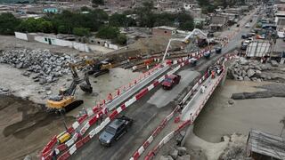 Reposición del puente Sechín tiene una demora de más de 6 meses, alerta Contraloría