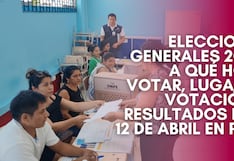 🔴 Elecciones Generales 2026 en Perú: hasta qué hora votar, ubica tu centro de votación y espera de resultados hoy, domingo 12 de abril