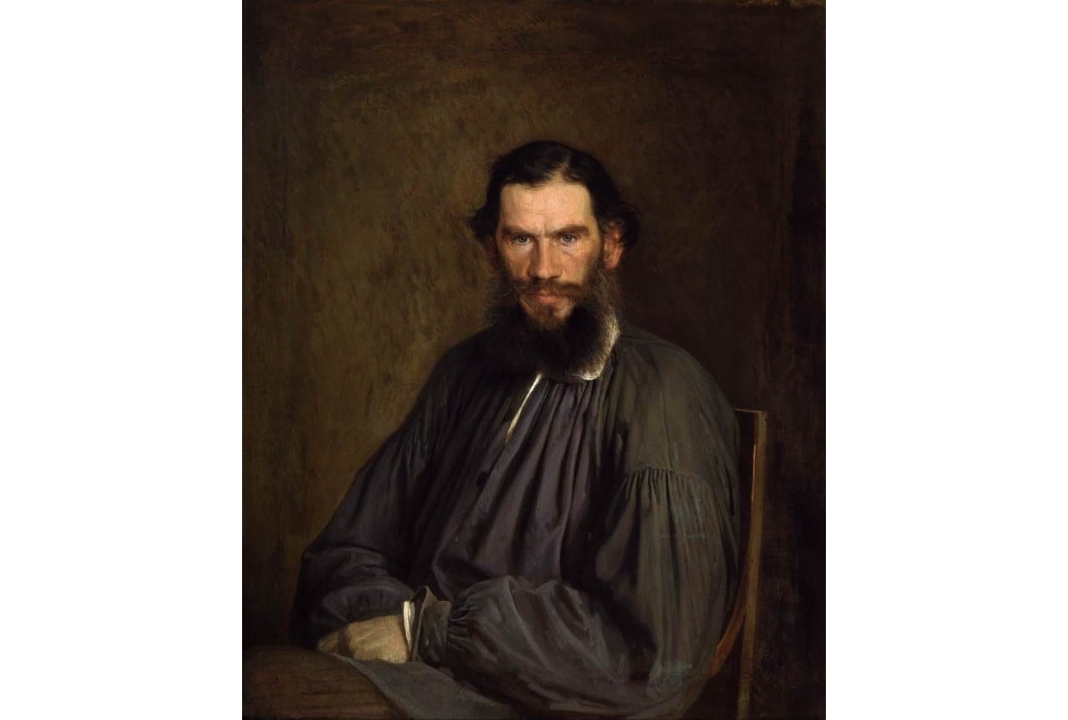 Retrato de León Tolstói. 1873. | Crédito: I. Kramskói