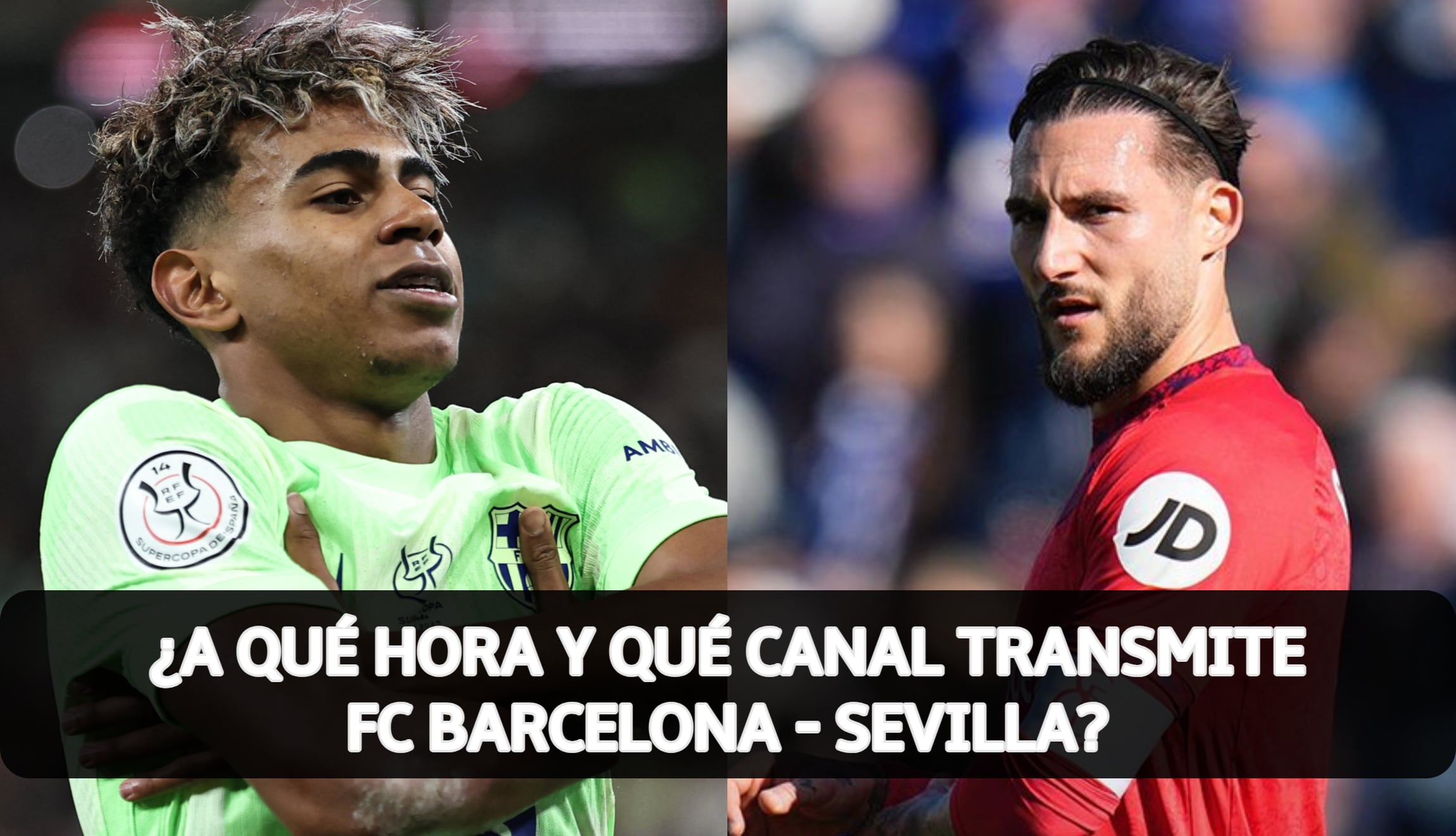 Revisa los horarios y canales que transmiten FC Barcleona vs. Sevilla de este domingo 9 de febrero por la Jornada 23 de LaLiga. (Foto: Composición Mix)