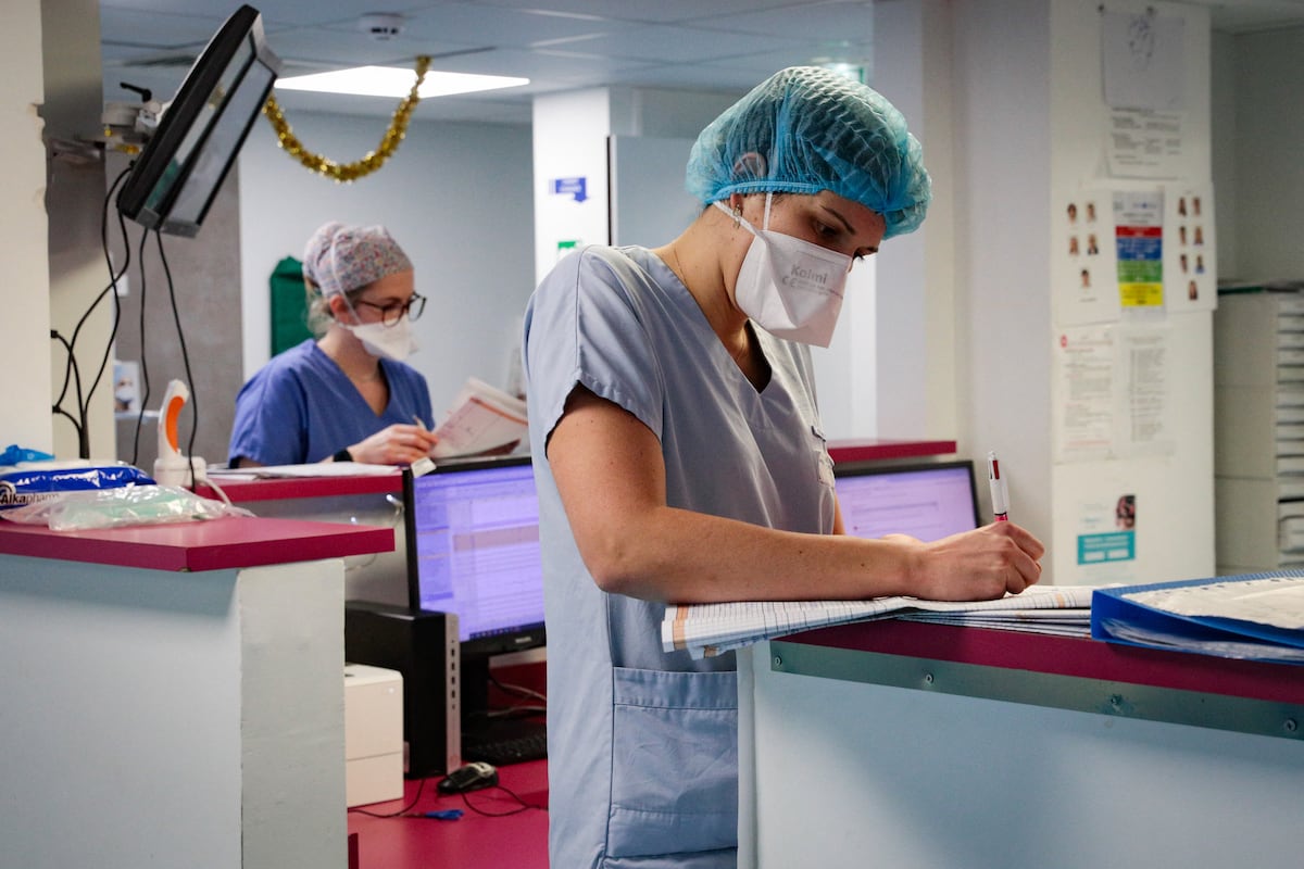 Personal médico. (Foto: AFP)
