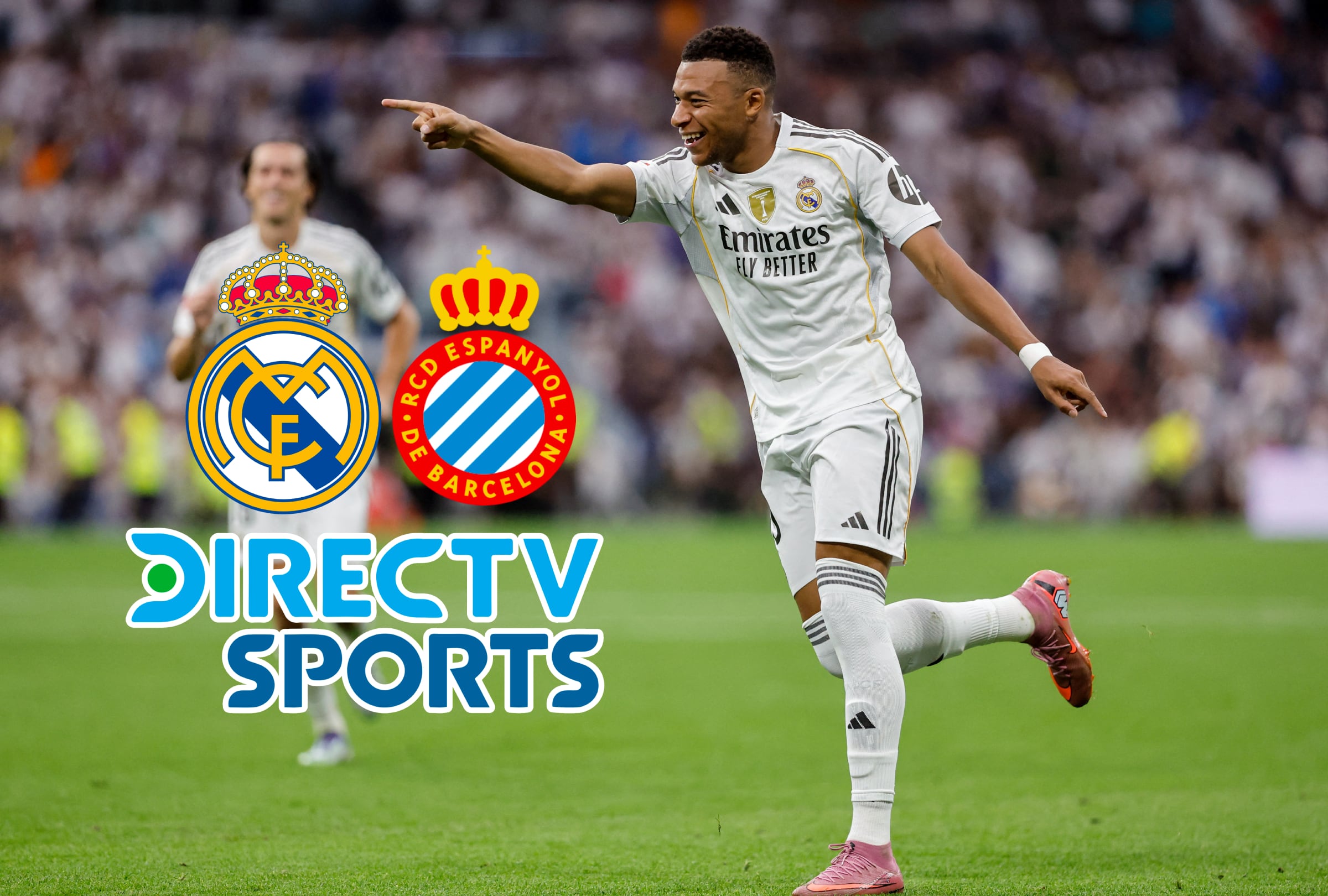 BARCELONA (ESPAÑA), 22/08/2026.- Cobertura oficial de DIRECTV Sports EN VIVO ONLINE para mirar el partido Real Madrid vs. Espanyol hoy por la Jornada 5 de LaLiga EA Sports 2026-27 en el RCDE Stadium de Barcelona, España. FOTO DE ÓSCAR DEL POZO PARA AFP