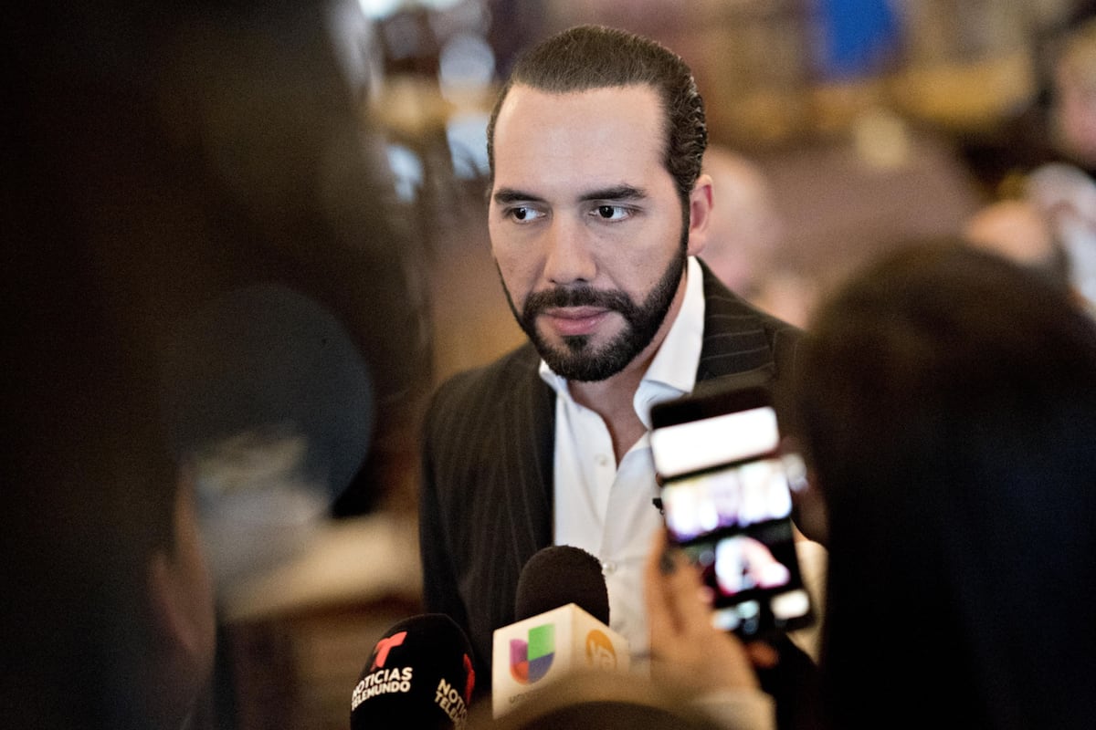 Nayib Bukele Photographer: Andrew Harrer/Bloomberg