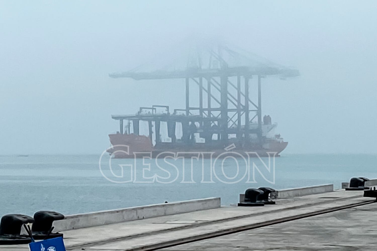 Grúas pórtico llegan al Puerto de Chancay. Foto: Difusión para Gestión.