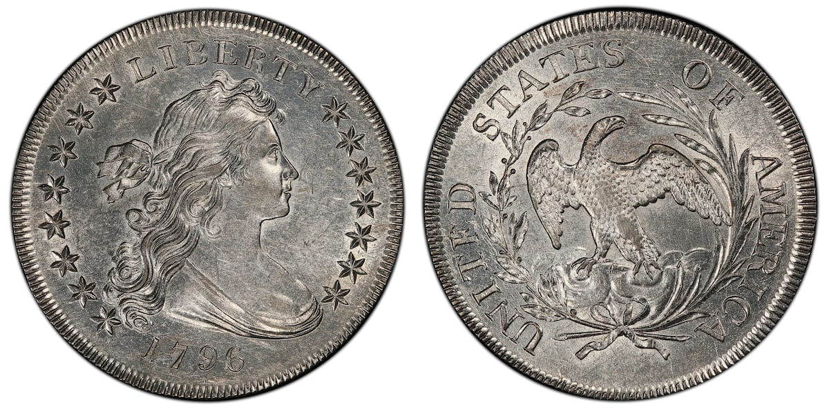 La moneda de 1796 es de las más valiosas en el mercado (Foto: PCGS)