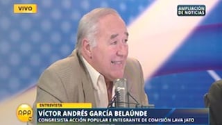 García Belaúnde: "Es difícil creer que solo Odebrecht haya pagado el 100% de las coimas"