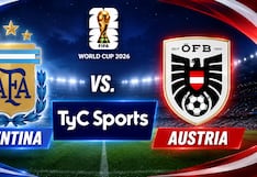 TyC Sports EN VIVO por Internet — cómo mirar partido Argentina vs. Austria EN DIRECTO por Fútbol TV y TyC Sports Play
