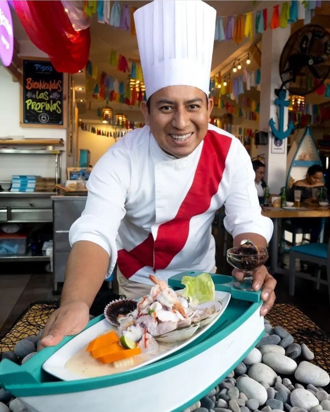 Luis Iván Ávalos, chef de 'El Cevichero del Pueblo'.