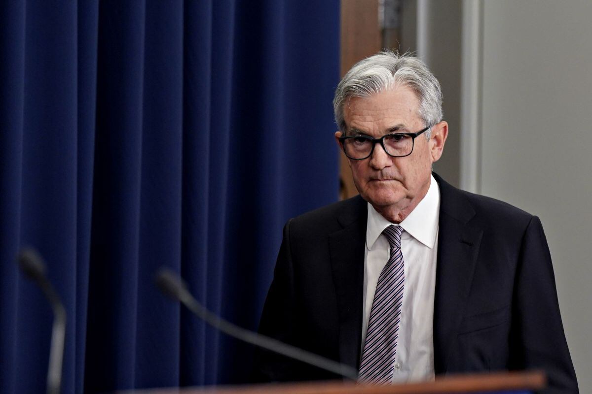 Jerome Powell, presidente de la Reserva Federal también dijo que no estaba claro cuánto más progreso en la inflación se puede lograr en el futuro a través de mejoras del lado de la oferta. Photographer: Al Drago/Bloomberg
