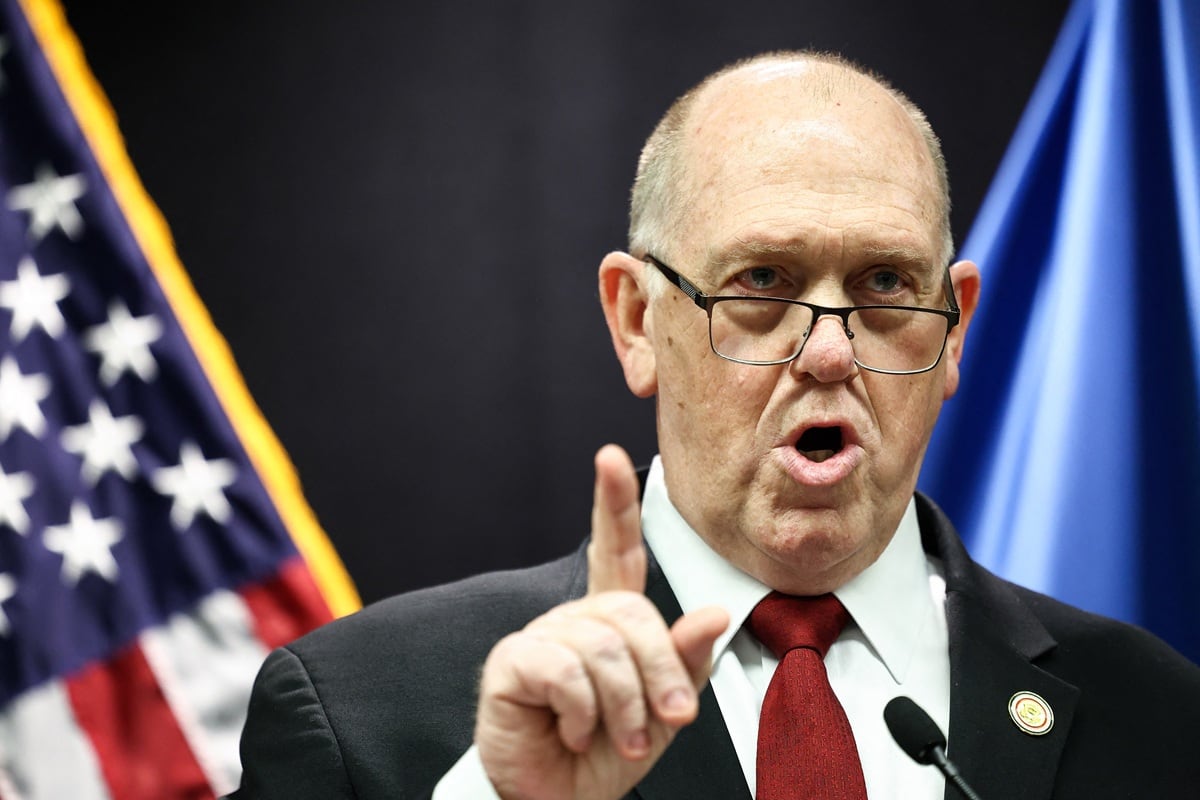 El "zar de la frontera" de la Casa Blanca, Tom Homan (Foto: AFP)