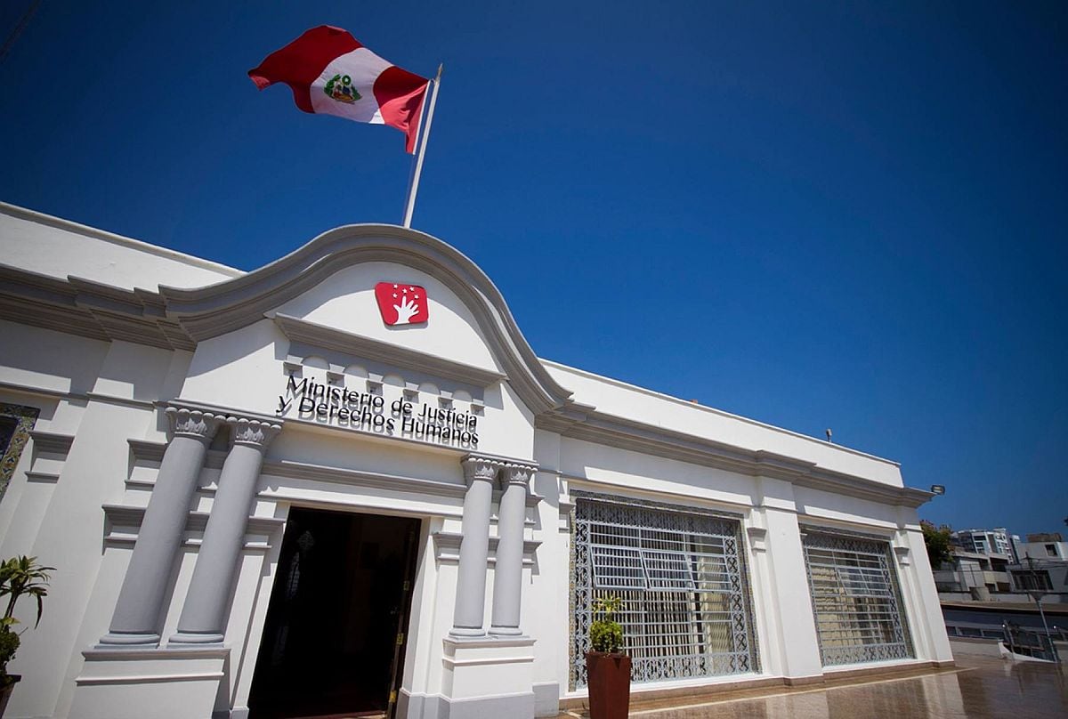 Ministerio de Justicia y Derechos Humanos. (Foto: Andina)