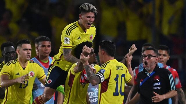 Luis Díaz fue la gran figura de la quinta jornada de las Eliminatorias 2026. (Foto: AFP)