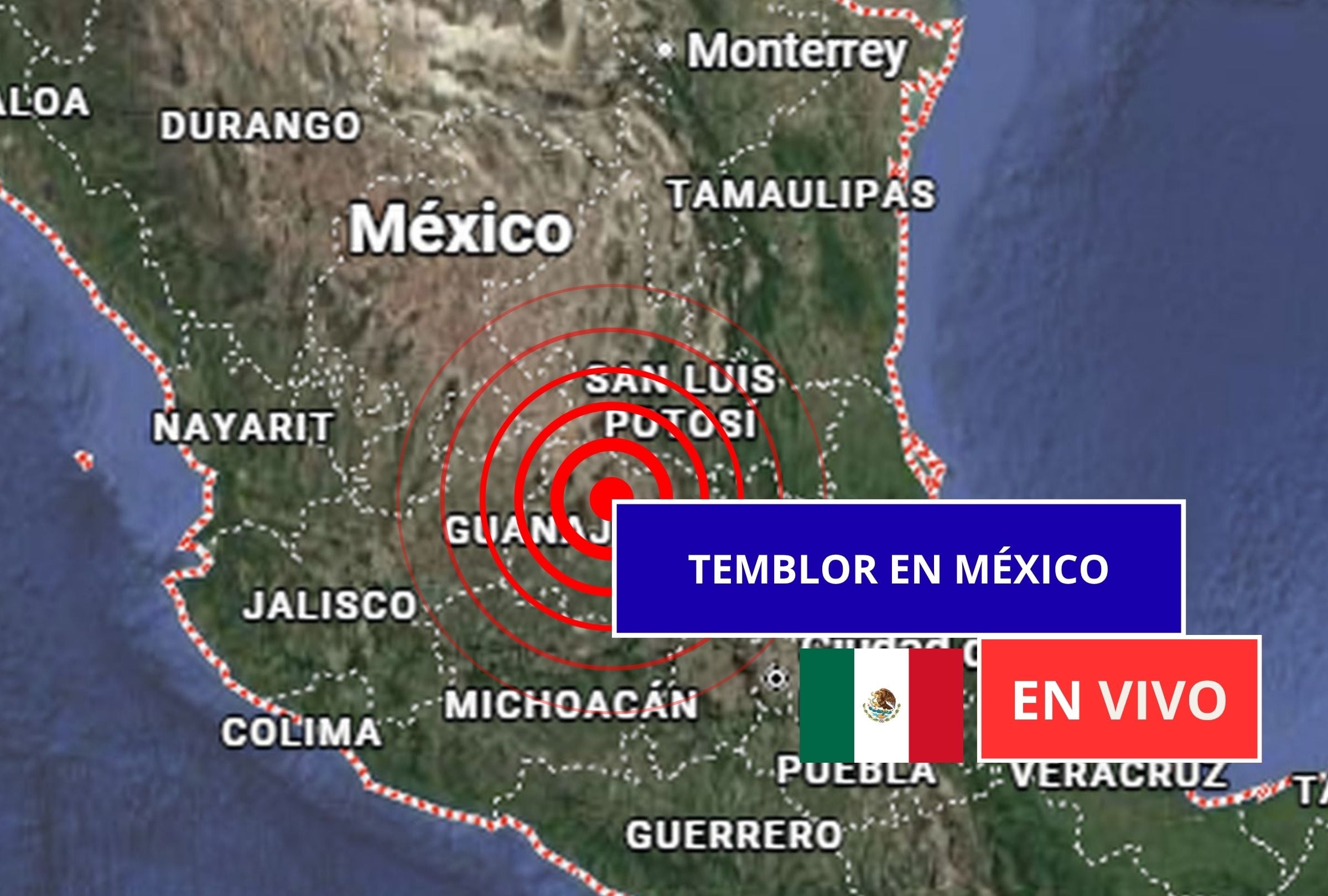 Sigue el reporte oficial del Servicio Sismológico Nacional (SSN) sobre los últimos temblores registrados en México hoy, miércoles 05 de agosto de 2026. (Imagen creada con foto de Google Maps para Gestión Mix)